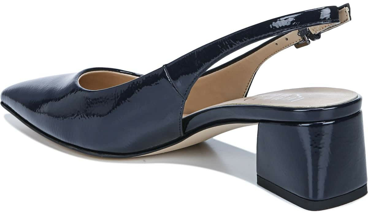 Franco Racer Slingback Pump - Midnight Patent Faux Leather