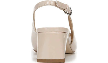 Franco Racer Slingback Pump - Nude Patent Faux Leather