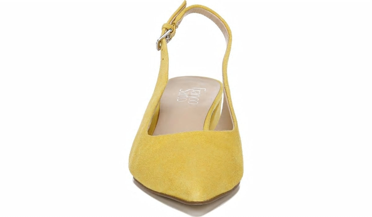 Franco Racer Slingback Pump - Yellow Suede