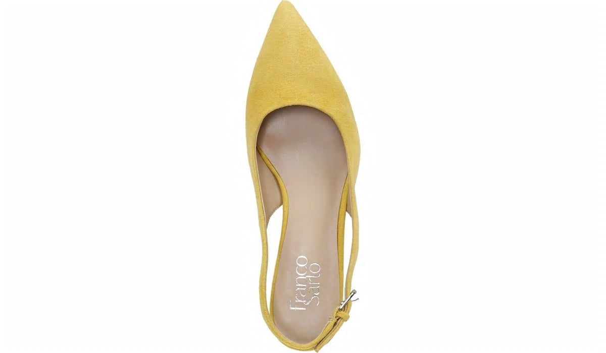 Franco Racer Slingback Pump - Yellow Suede