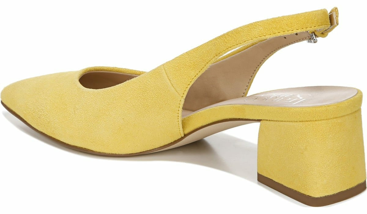Franco Racer Slingback Pump - Yellow Suede