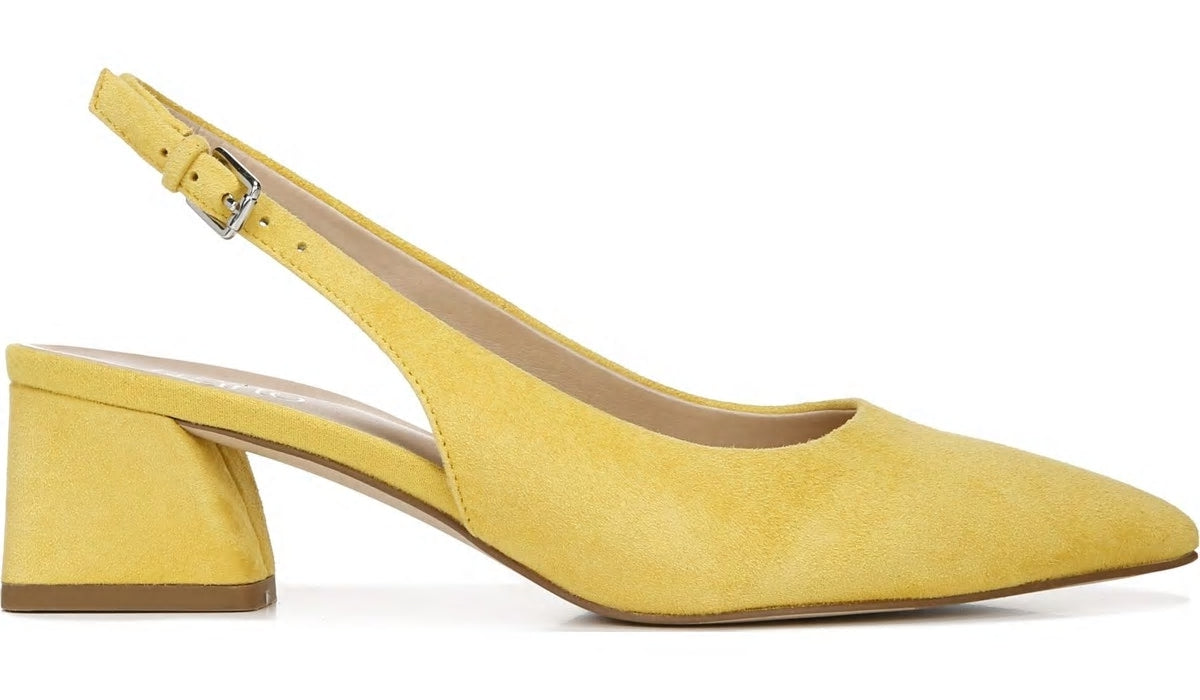 Franco Racer Slingback Pump - Yellow Suede