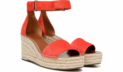 Franco Clemens Espadrille Wedge Sandal - Tangel Suede