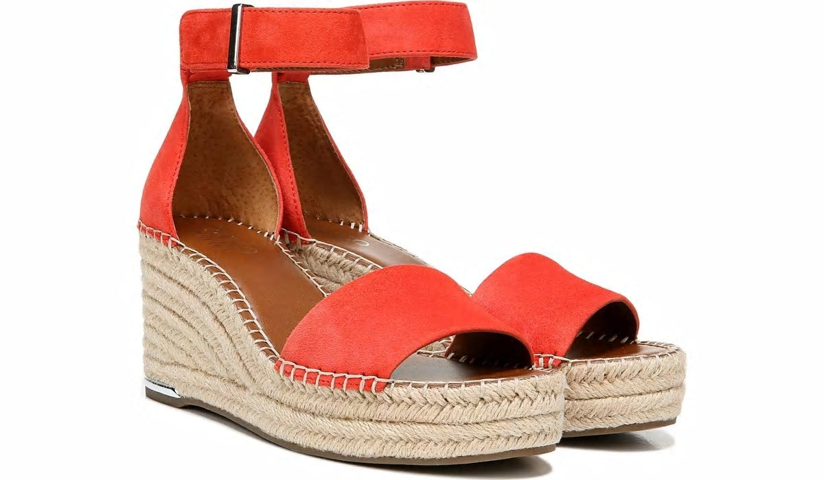 Franco Clemens Espadrille Wedge Sandal - Tangel Suede