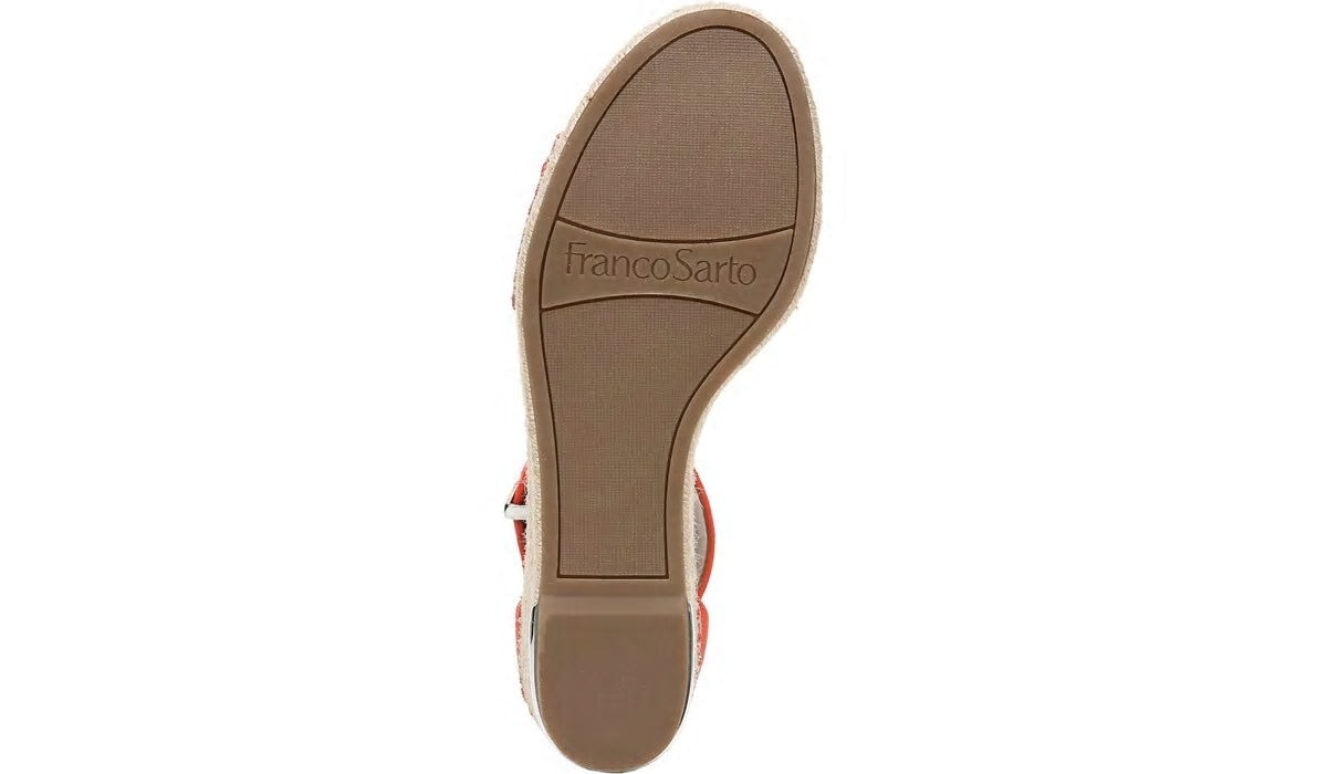 Franco Clemens Espadrille Wedge Sandal - Tangel Suede