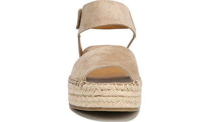 Sarto Oak Espadrille Sandal - Dark Sand Suede