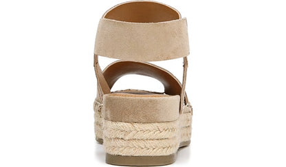 Sarto Oak Espadrille Sandal - Dark Sand Suede