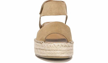 Sarto Oak Espadrille Sandal - Toasted Barley Suede