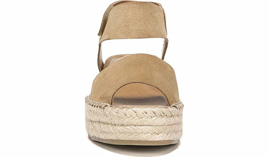 Sarto Oak Espadrille Sandal - Toasted Barley Suede