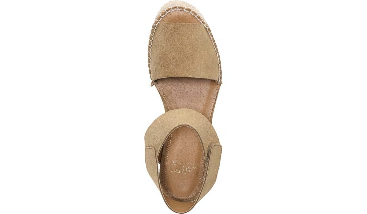 Sarto Oak Espadrille Sandal - Toasted Barley Suede