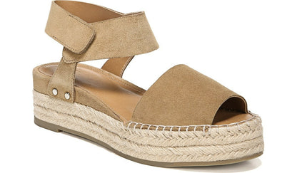 Sarto Oak Espadrille Sandal - Toasted Barley Suede