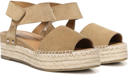 Sarto Oak Espadrille Sandal - Toasted Barley Suede