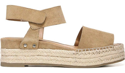Sarto Oak Espadrille Sandal - Toasted Barley Suede