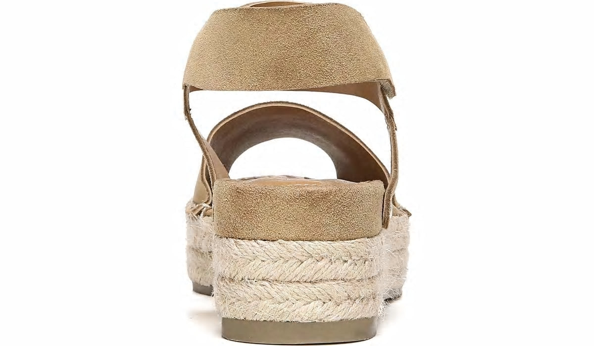 Sarto Oak Espadrille Sandal - Toasted Barley Suede
