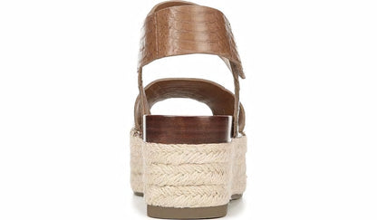 Sarto Leo 2 Espadrille Wedge Sandal - Saddle Snake Print Leather