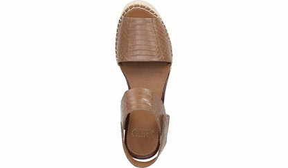 Sarto Leo 2 Espadrille Wedge Sandal - Saddle Snake Print Leather
