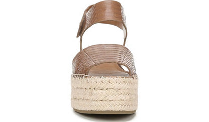 Sarto Leo 2 Espadrille Wedge Sandal - Saddle Snake Print Leather