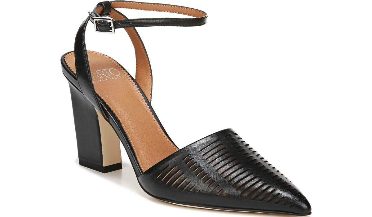Sarto Starla Pump - Black Leather