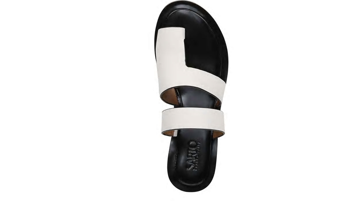 Sarto Trixie Sandal - Putty Croco Print Leather