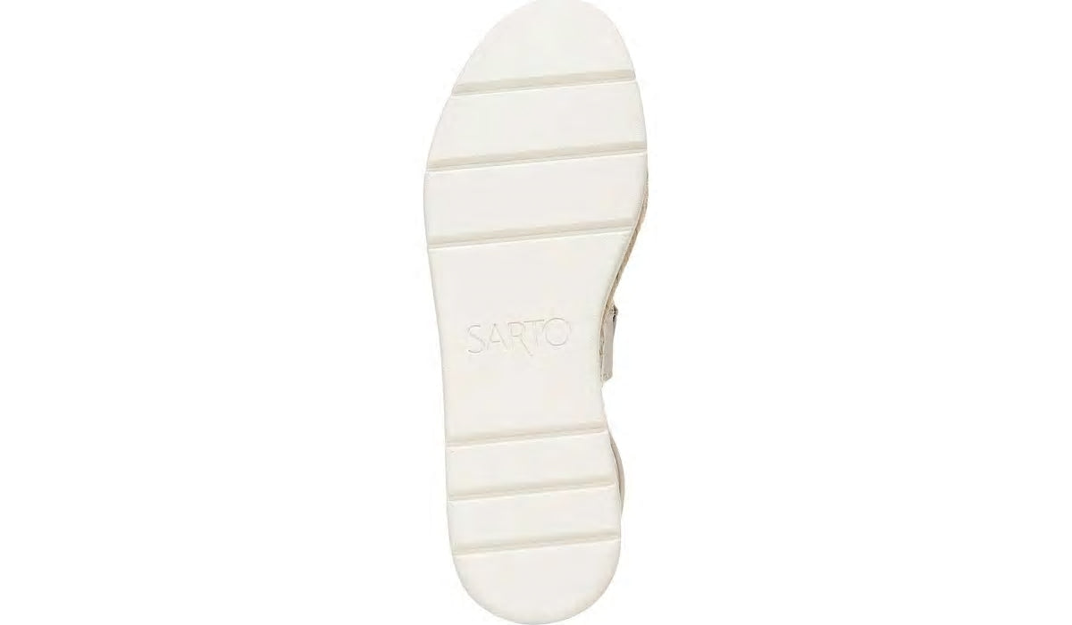 Sarto Calvin Wedge Sandal - Putty Leather