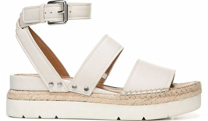 Sarto Calvin Wedge Sandal - Putty Leather