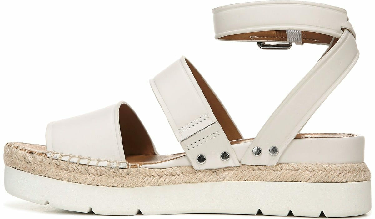 Sarto Calvin Wedge Sandal - Putty Leather