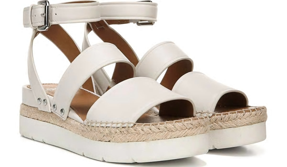 Sarto Calvin Wedge Sandal - Putty Leather