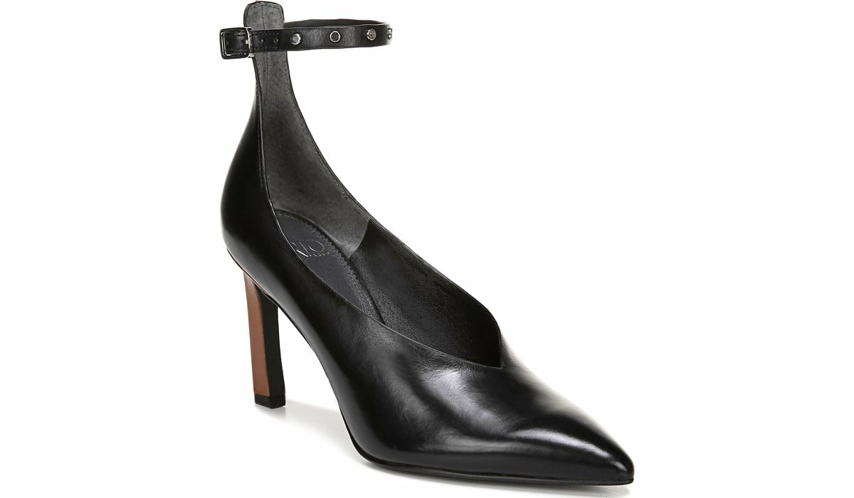 Sarto Sarah Pump - Black Leather