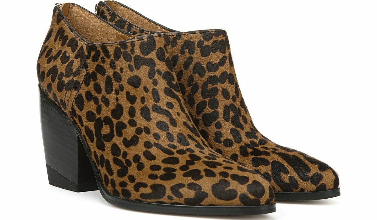 Sarto Kieran Bootie - Leopard Print Calf Hair