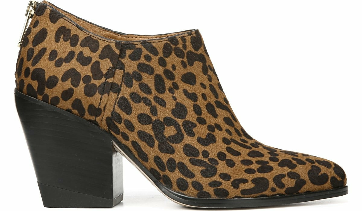 Sarto Kieran Bootie - Leopard Print Calf Hair