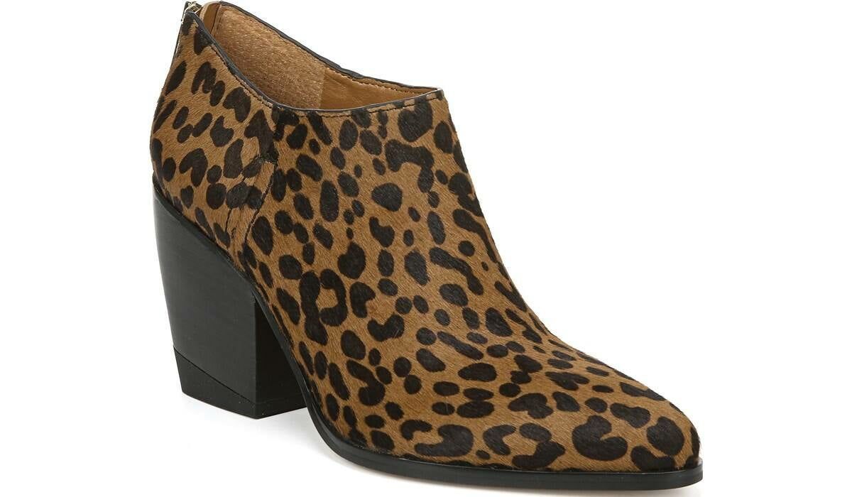 Sarto Kieran Bootie - Leopard Print Calf Hair