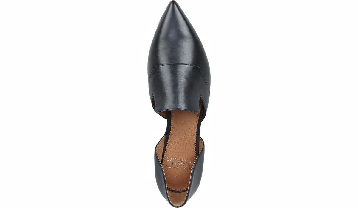 Sarto Toby D'Orsay Flat - Navy Leather