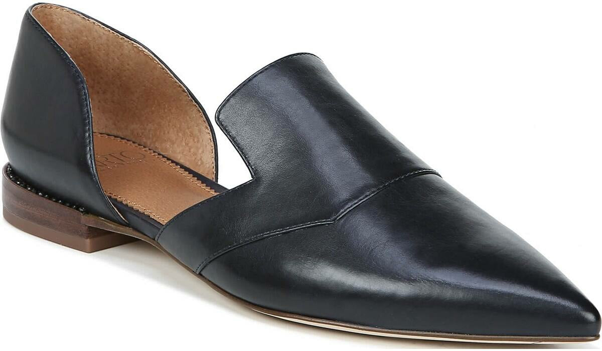 Sarto Toby D'Orsay Flat - Navy Leather