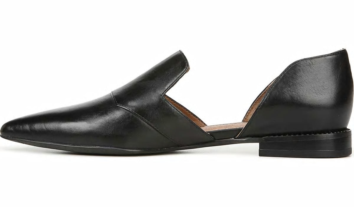 Sarto Toby D'Orsay Flat - Black Leather