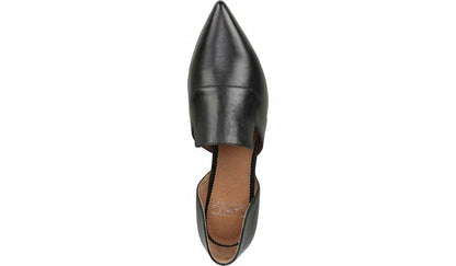 Sarto Toby D'Orsay Flat - Black Leather
