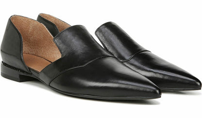 Sarto Toby D'Orsay Flat - Black Leather