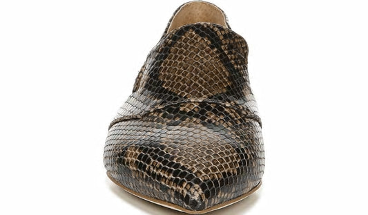 Sarto Toby D'Orsay Flat - Taupe Snake Leather