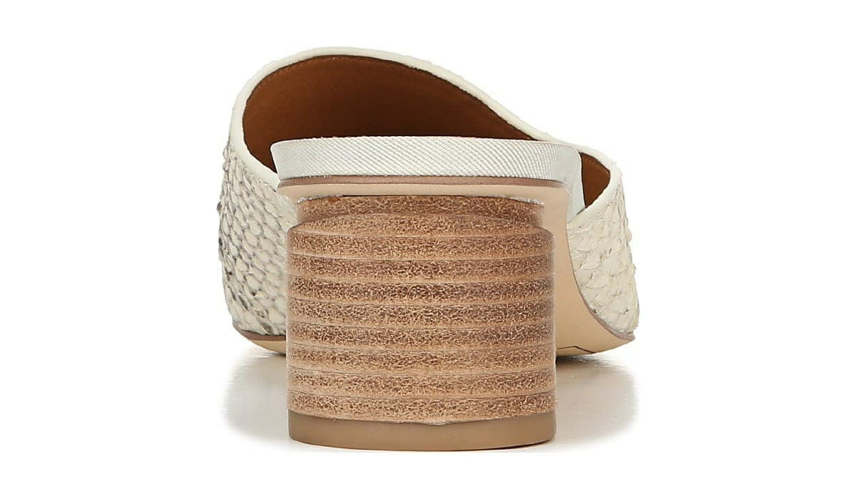 Sarto Visa 2 Mule - Natural Snake Print Leather