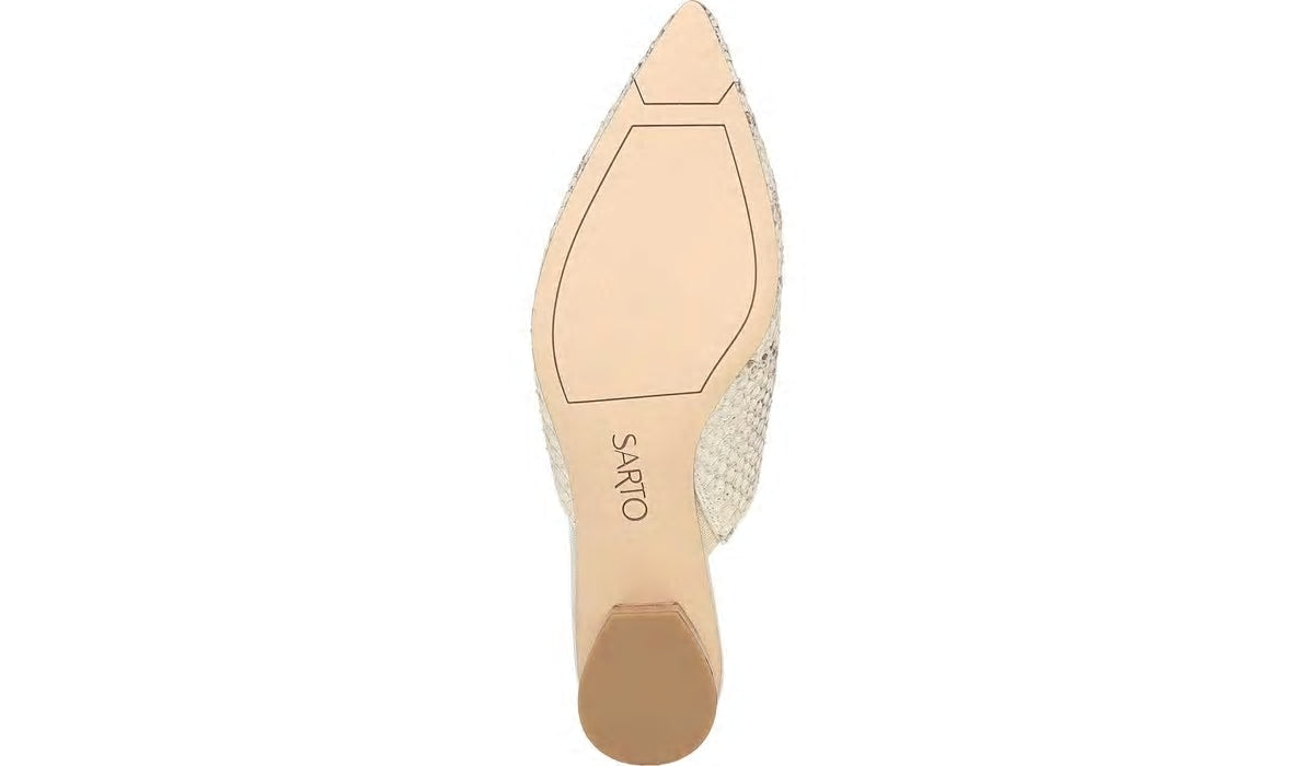 Sarto Visa 2 Mule - Natural Snake Print Leather