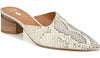 Natural Snake Print Leather