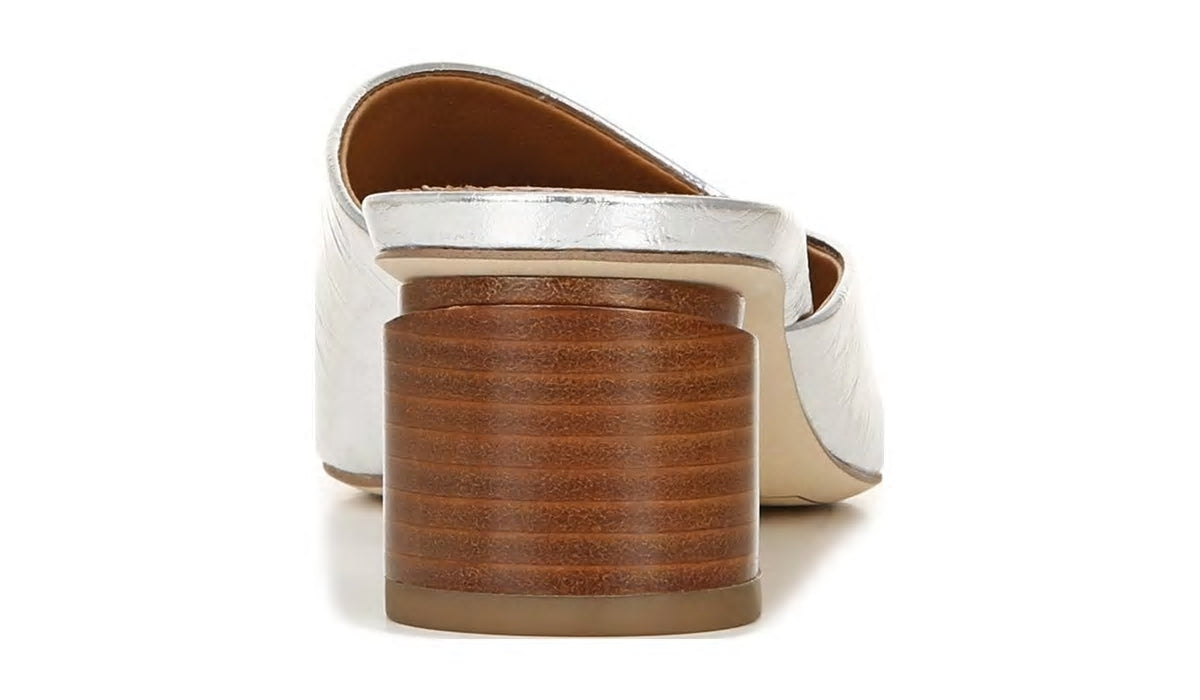 Sarto Visa Mule - Silver Metallic Leather