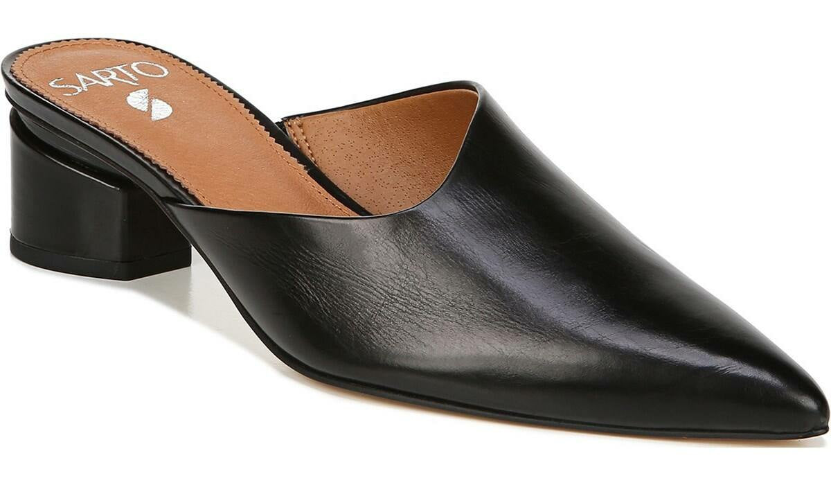 Sarto Visa Mule - Black Leather