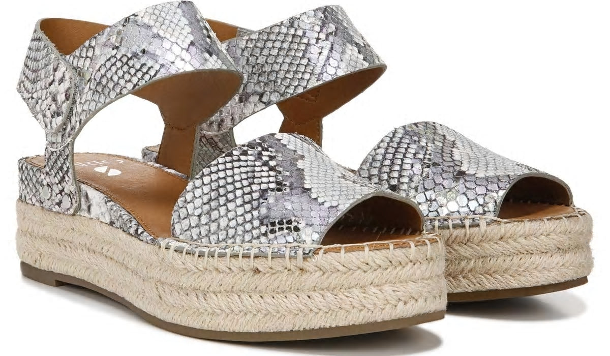 Sarto Oak Espadrille Sandal - Ocean Wave Leather