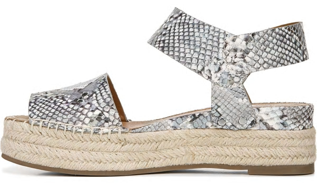 Sarto Oak Espadrille Sandal - Ocean Wave Leather