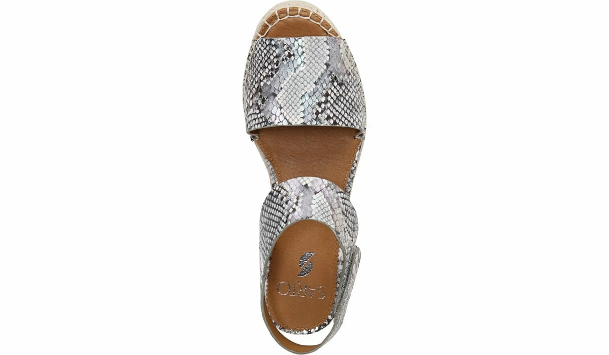 Sarto Oak Espadrille Sandal - Ocean Wave Leather