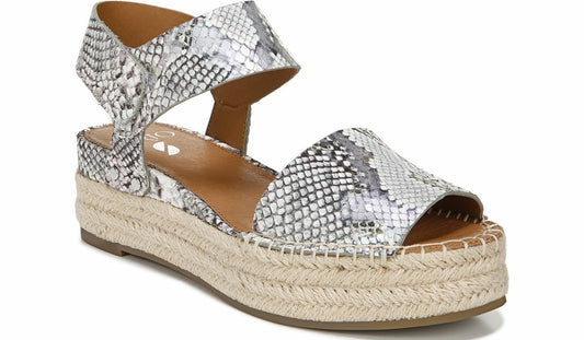 Sarto Oak Espadrille Sandal - Ocean Wave Leather