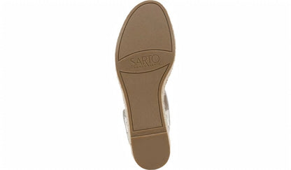 Sarto Oak Espadrille Sandal - Natural Snake Print Leather