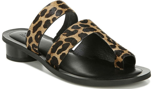 Sarto Trixie Sandal - Leopard Print Calf Hair