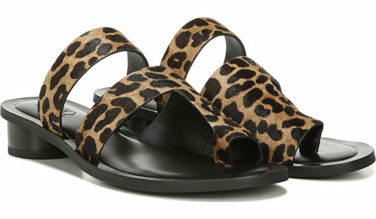 Sarto Trixie Sandal - Leopard Print Calf Hair