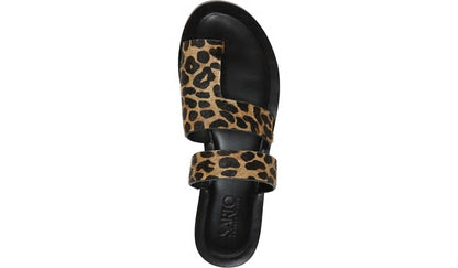 Sarto Trixie Sandal - Leopard Print Calf Hair